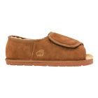 Alternate image 4 for Lamo Luxury Open Toe Wrap Men's Slipper in Chestnut