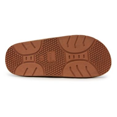 Lamo Luxury Open Toe Wrap Men's Slipper in Chestnut. View a larger version of this product image.