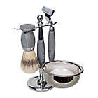 Alternate image 0 for Kingsley for Men 5-Piece Classic Shave Set in Wood/Chrome