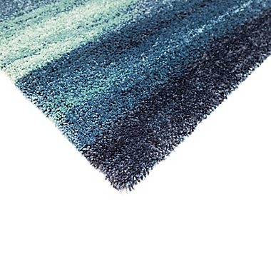 Blue Ocean Powerloomed 8&#39; x 10&#39; Area Rug in Blue. View a larger version of this product image.
