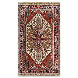 Rugs America Selena 8' x 10' Hand Knotted Area Rug in Ivory