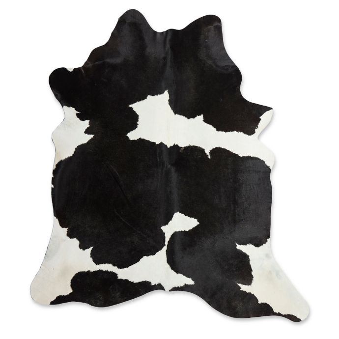 Rugs America Nash Cowhide Heated Floor Safe Area Rug Bed Bath