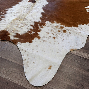 Rugs America Nash 5&#39; x 6&#39;6 Area Rug in Brown/White. View a larger version of this product image.