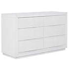 Alternate image 1 for evolur&trade; Maddox 6-Drawer Double Dresser in Weathered White