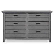 evolur&trade; Waverly 6-Drawer Double Dresser in Rustic Grey