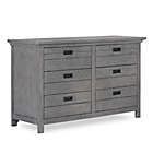 Alternate image 1 for evolur&trade; Waverly 6-Drawer Double Dresser in Rustic Grey