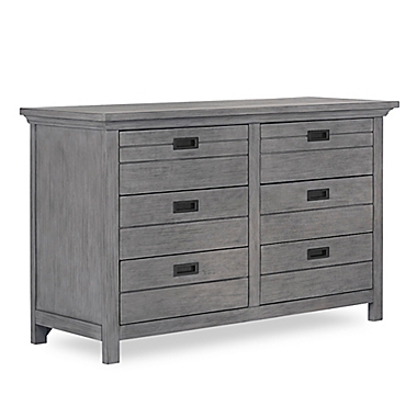 evolur&trade; Waverly 6-Drawer Double Dresser in Rustic Grey. View a larger version of this product image.