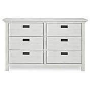 evolur&trade; Waverly 6-Drawer Double Dresser in Weathered White