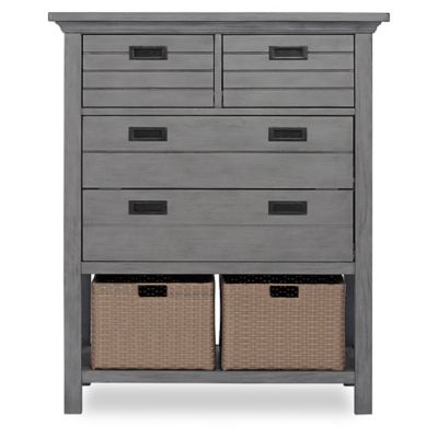 evolur belmar double dresser rustic grey