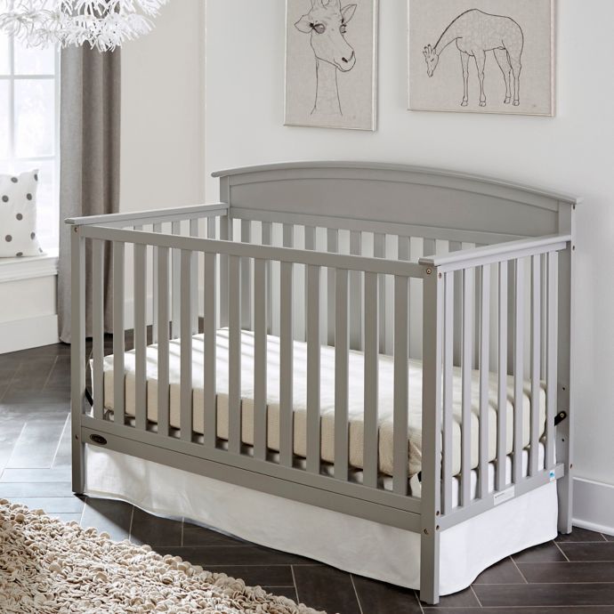 Graco Benton 4 In 1 Convertible Crib In Pebble Grey Buybuy Baby