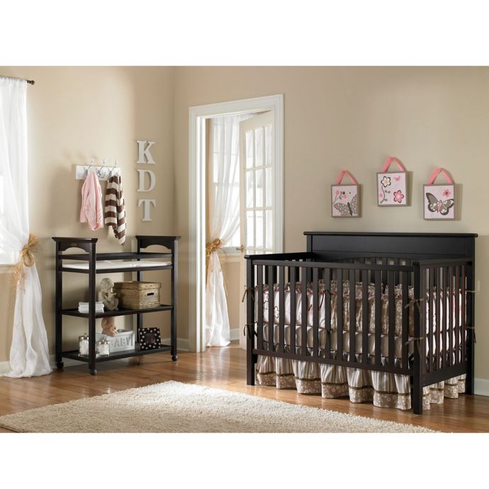 Graco Lauren 4 In 1 Convertible Crib In Espresso Buybuy Baby