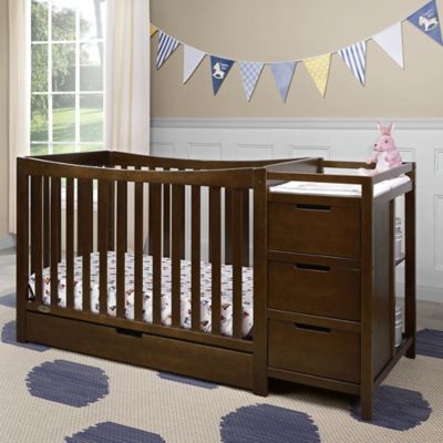 graco crib with changing table