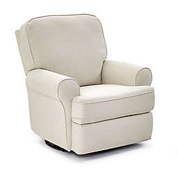 Best Chairs® Tryp Swivel Glider Recliner in Snow