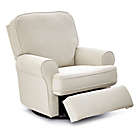 Alternate image 1 for Best Chairs&reg; Tryp Swivel Glider Recliner in Snow