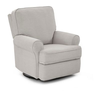 Best Chairs&reg; Tryp Swivel Glider Recliner in Light Grey. View a larger version of this product image.