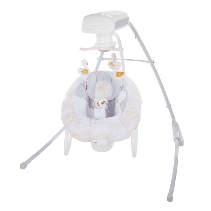 Fisher Price My Sweet Swan 2 In 1 Deluxe Cradle N Swing In