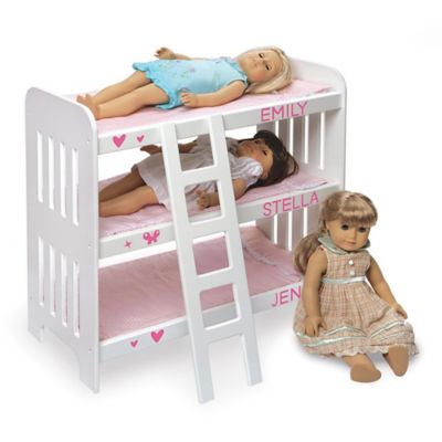 badger basket triple doll bunk bed