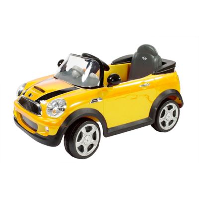 mini cooper push along car