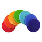 Alternate image 0 for Innobaby 7-Pack Bathin&#39; Smart Rainbow Spots Silicone Bath Toy and Scrub Set