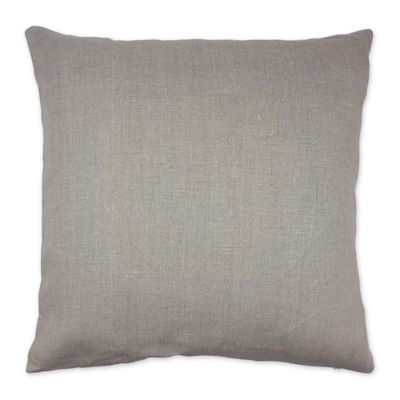 Make-Your-Own-Pillow Studio Linen Square Throw Pillow Cover in Natural