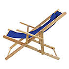 Alternate image 1 for Casual Home&reg; Canvas Adjustable Sling Chair in Royal Blue