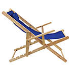 Alternate image 3 for Casual Home&reg; Canvas Adjustable Sling Chair in Royal Blue