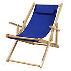 Alternate image 5 for Casual Home&reg; Canvas Adjustable Sling Chair in Royal Blue