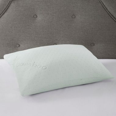 Sleep Philosophy Shredded Memory Foam Pillow in White. View a larger version of this product image.