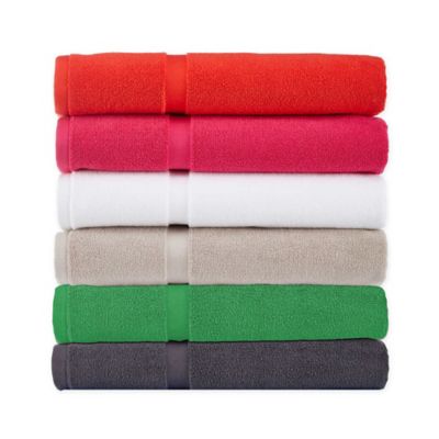 lacoste white towels
