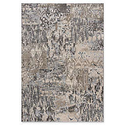 Rizzy Home Abstract Area Rug in Beige/Grey