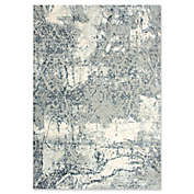 Rizzy Home Abstract Area Rug in Cream/Grey
