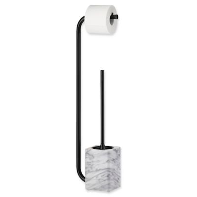 toilet paper and brush holder