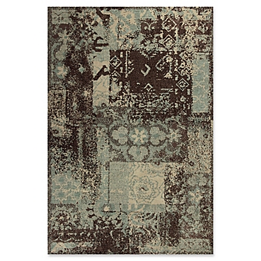 KAS Allure Rug in Blue/Mocha. View a larger version of this product image.