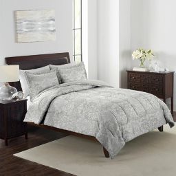 Solid Grey Comforter Queen Bed Bath And Beyond Canada