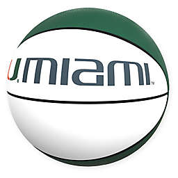 University of Miami Official-Size Autograph Basketball