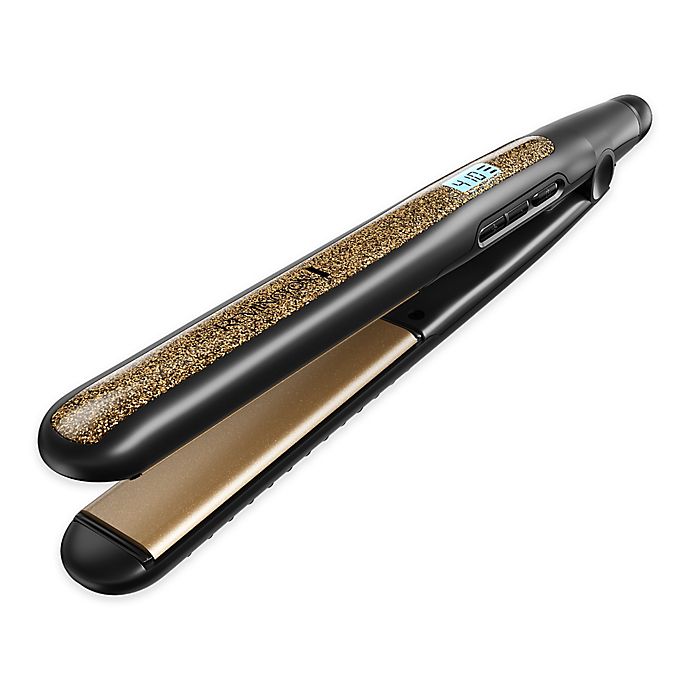 Remington® Ultimate Ceramic 1Inch Flat Iron in Gold Glitter Bed Bath & Beyond