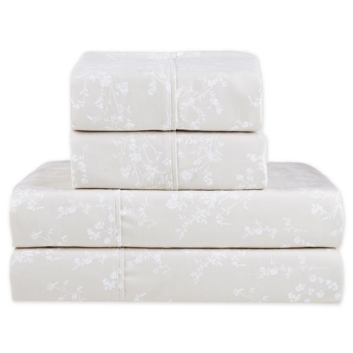 Heartland® HomeGrown™ 400ThreadCount Floral Cotton Sateen Sheet Set