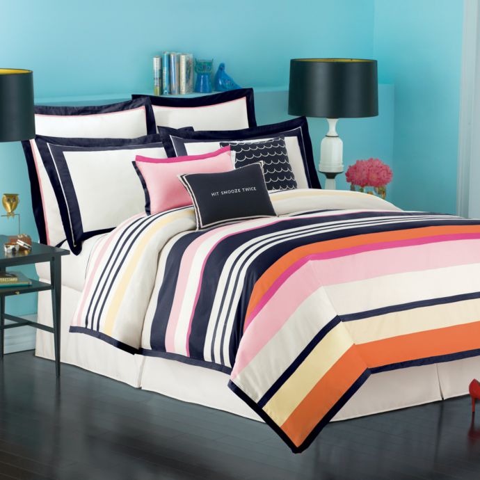 Kate Spade New York Candy Shop Stripe Duvet Cover Bed Bath Beyond