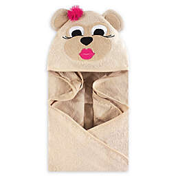 Miss Monkey Hooded Bath Towel in Brown