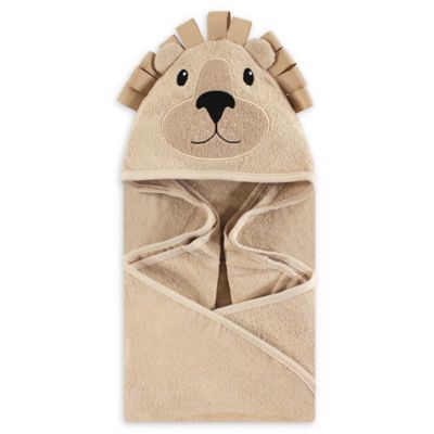 lion hooded baby towel