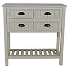 Alternate image 0 for Decor Therapy Bailey Beadboard 4-Drawer Console Table
