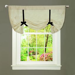 Beige Curtains With Valance Bed Bath Beyond