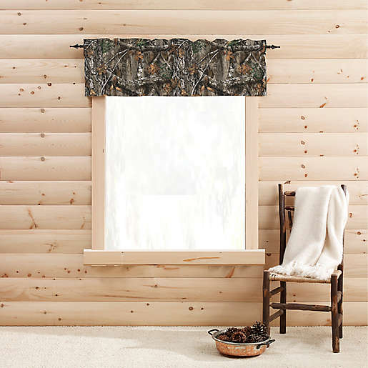 Realtree Edge™ Camo Window Curtain Panels and Valance | Bed Bath 