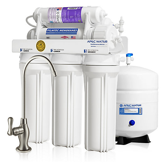 Alternate image 1 for APEC Water® Ultimate 90 GPD pH+ Alkaline Reverse Osmosis Water Filtration System