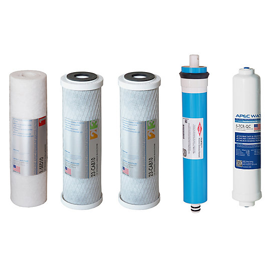 Alternate image 1 for APEC Water® Ultimate 5-Piece 50 GPD Replacement Filter Set for Reverse Osmosis Systems