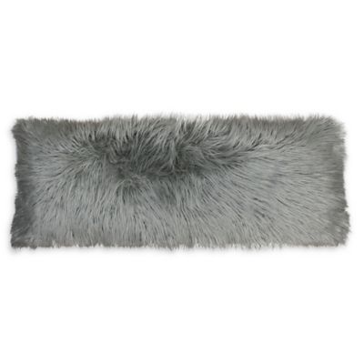 faux fur body pillow cover