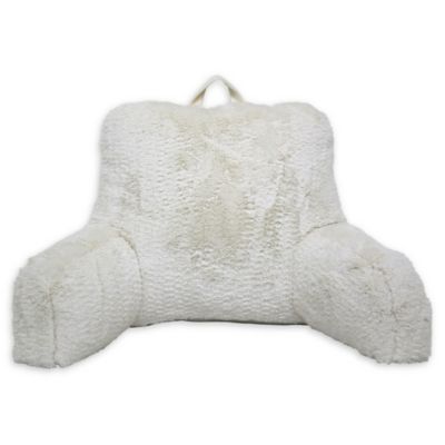 Textured Dean Backrest Pillow in Ivory