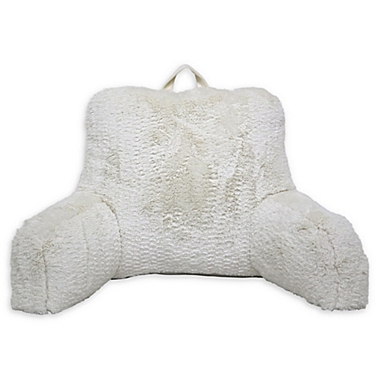 Textured Dean Backrest Pillow in Ivory. View a larger version of this product image.