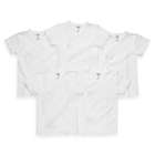 Alternate image 0 for carter&#39;s&reg; Size 3M 5-Pack Side-Snap Short Sleeve Undershirts in White