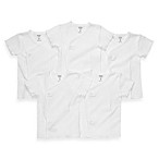carter's® 5-Pack Newborn White Side-Snap Undershirts